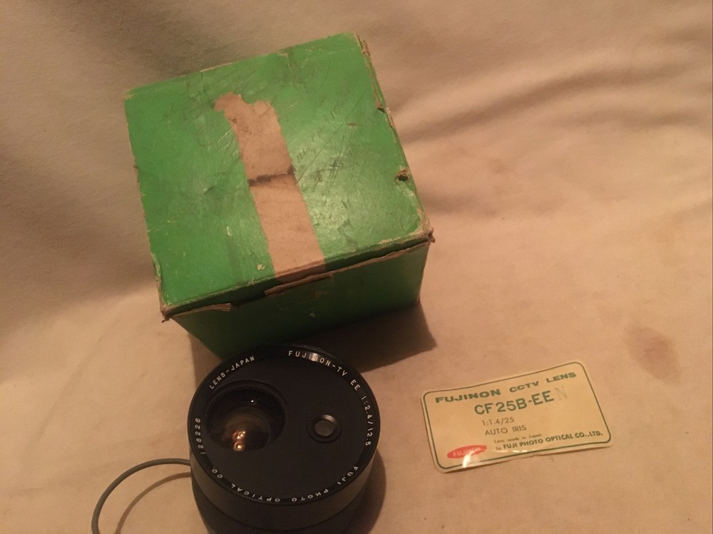 FUJINON CF25B-EE CCTV LENS SECURITY CAMERA