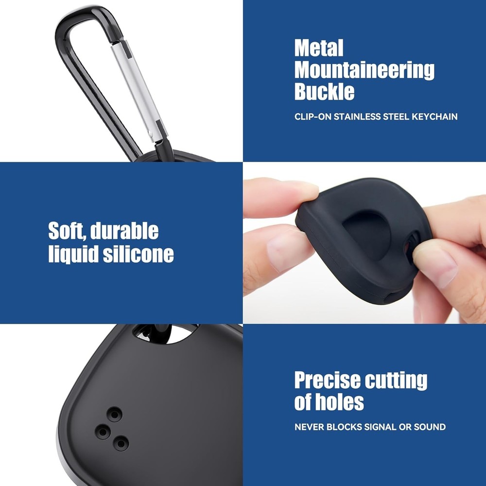 DDJ Case for Tile Life360 Mate (2024) Bluetooth Tracker with Keychain 2-Pack, So