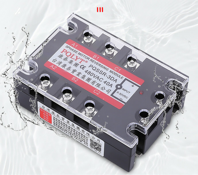 Three-phase solid state relay PQSSR-3DA 40A DC control AC SSR3 032 3840Z