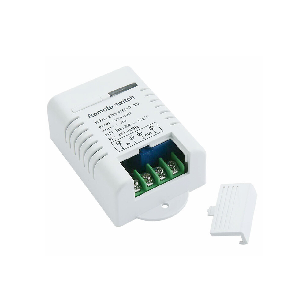 30A WiFi Relay Switch 1-Channel Smart Home Receiver Automation Modules