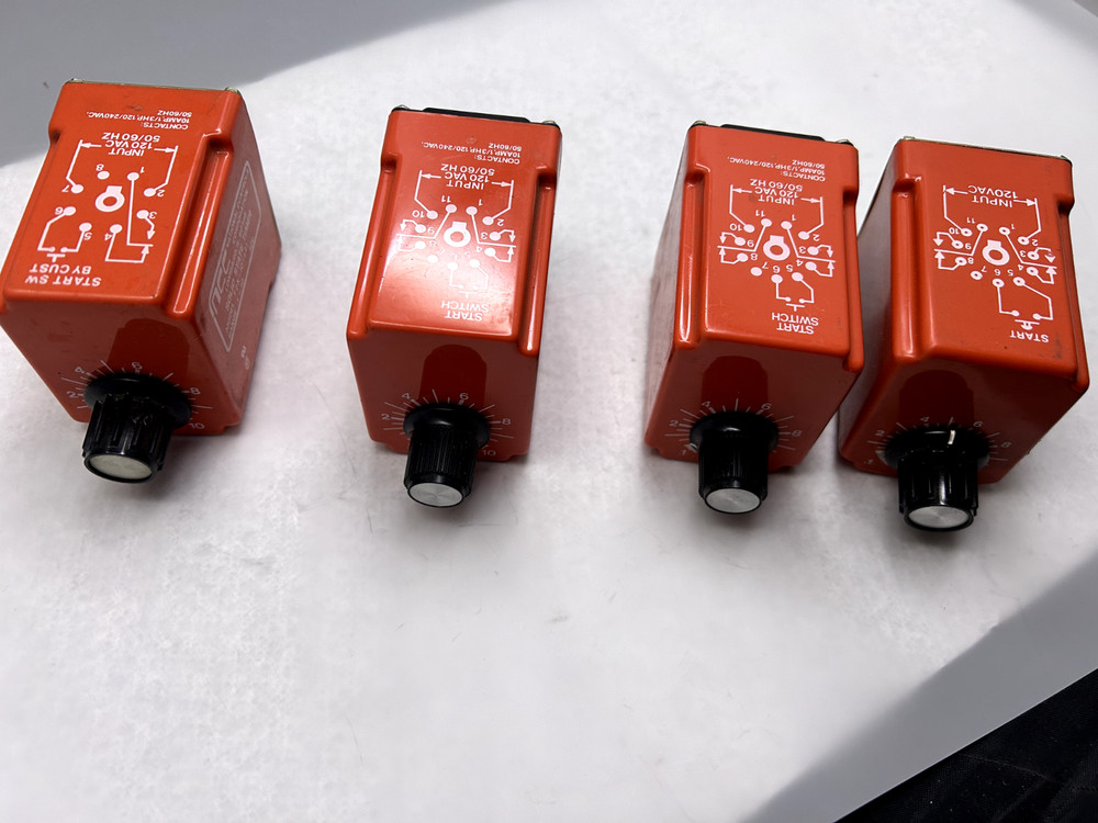 NAT!ONAL CONTROLS CORP NCC SOLID STATE TIMER MODEL T2K-10-441 RANGE .1 - 10 SEC.