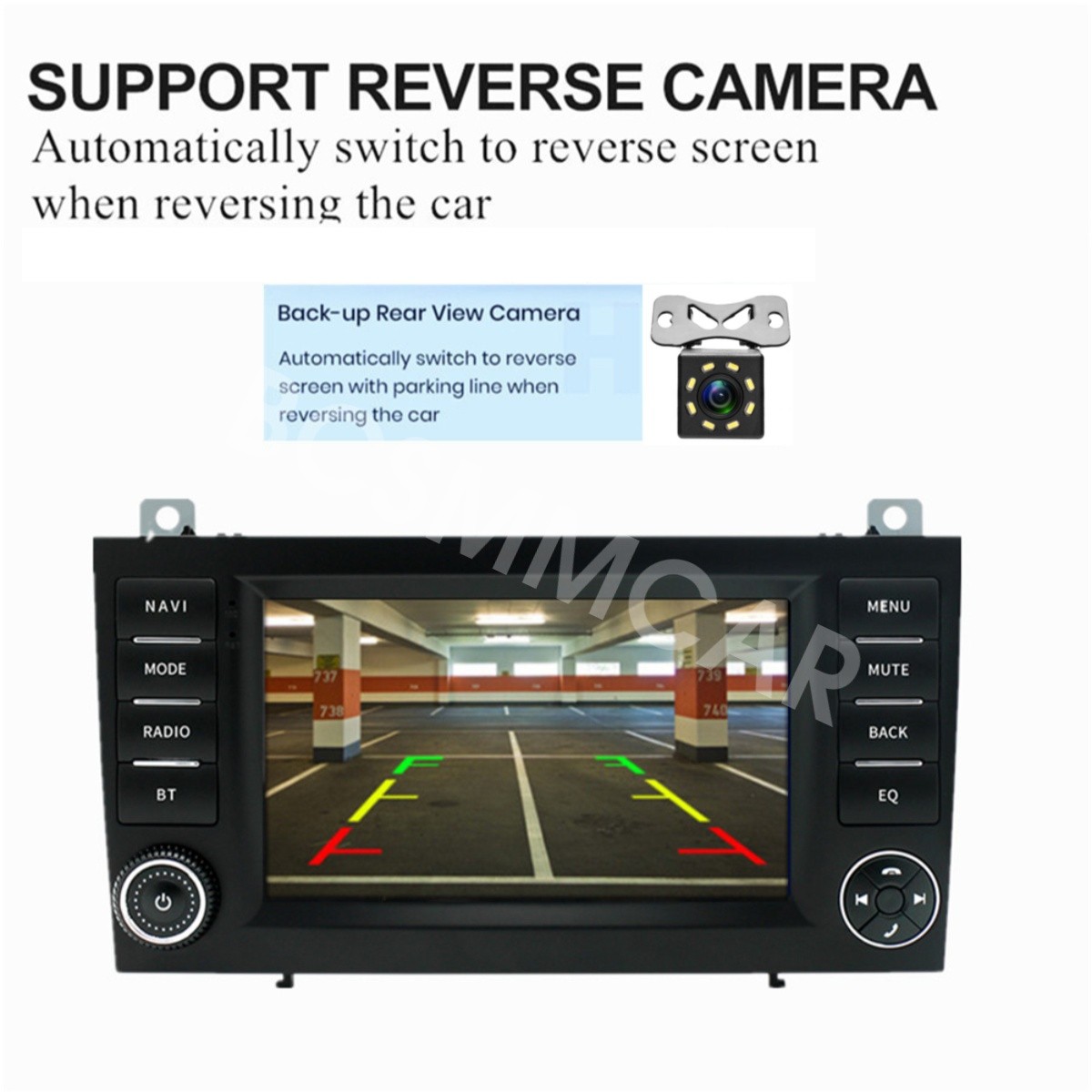 Android 14 Car Radio Player W/CAM Fit For Mercedes Benz SLK-Class R171 2004-2010