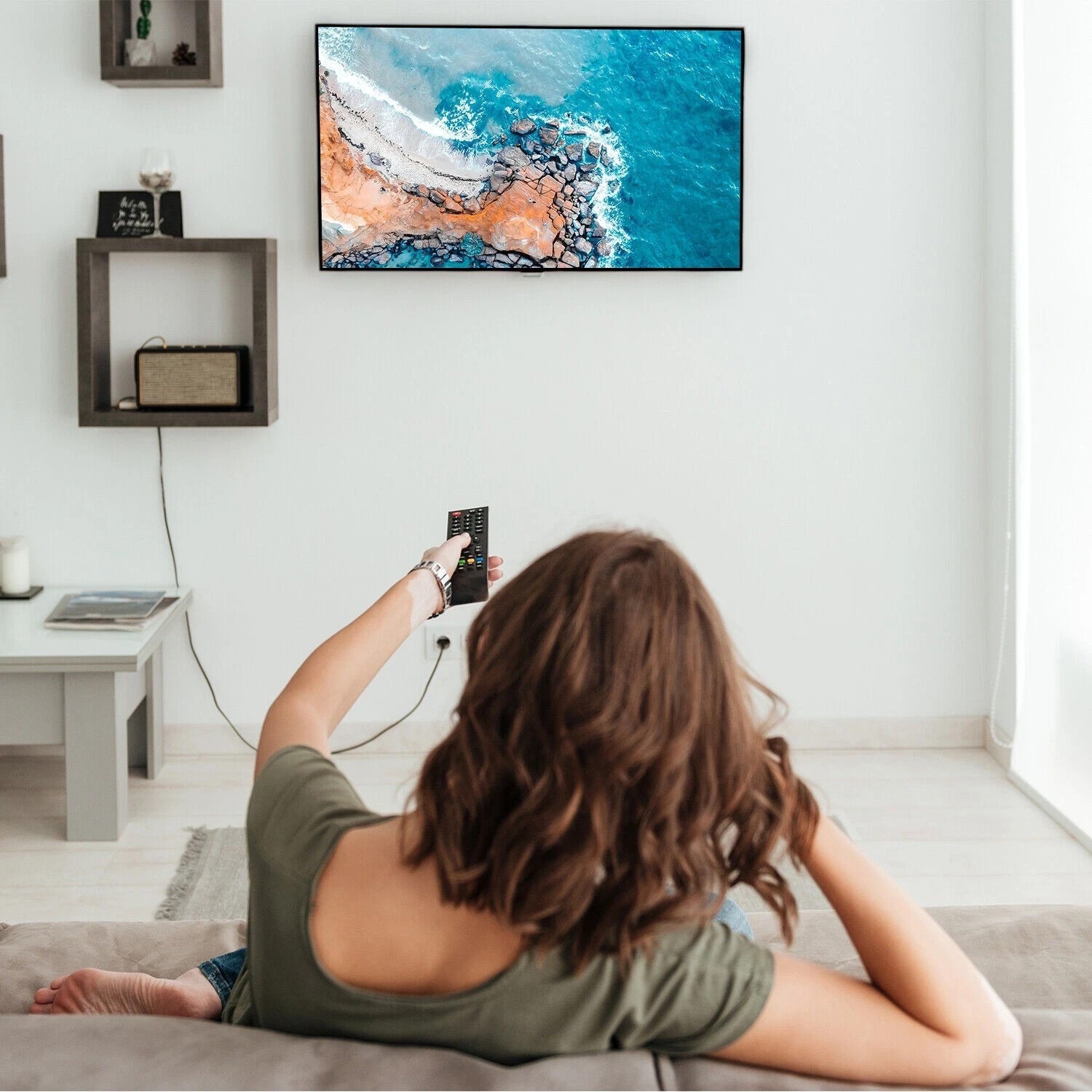 FULL MOTION LCD LED TV WALL MOUNT BRACKET SWIVEL TILT 26 32 40 42 43 47 50 55