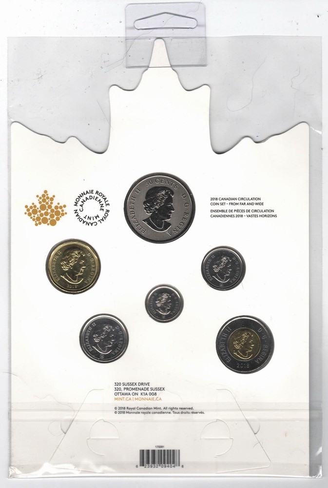 2018 Canada The 49th Parallel Coin Set - Royal Canada Mint -
