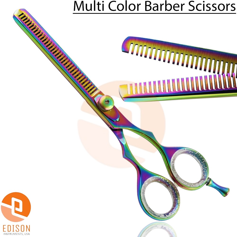 Professional Barber Double Thinning Scissors Hairdressing Styling Shear Multi