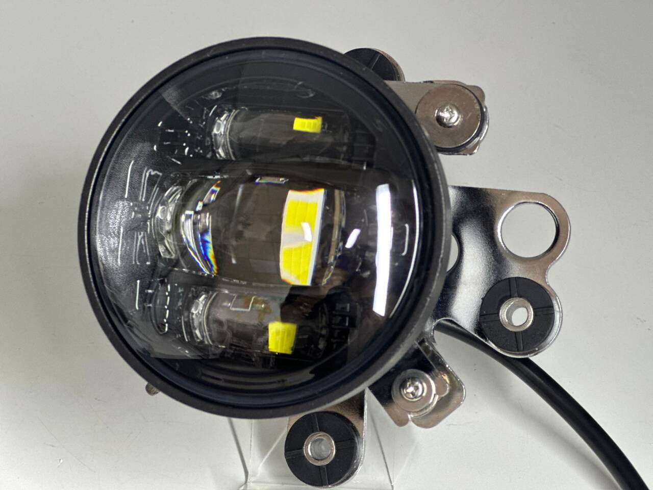 Black LED Driving Fog Lights For Honda Goldwing GL1800 2001-2010 Fog Lamps LH&RH