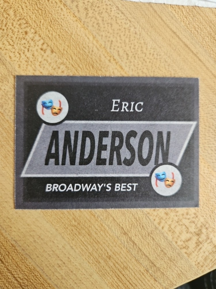Eric Anderson Custom Signed Card - Broadway's Best