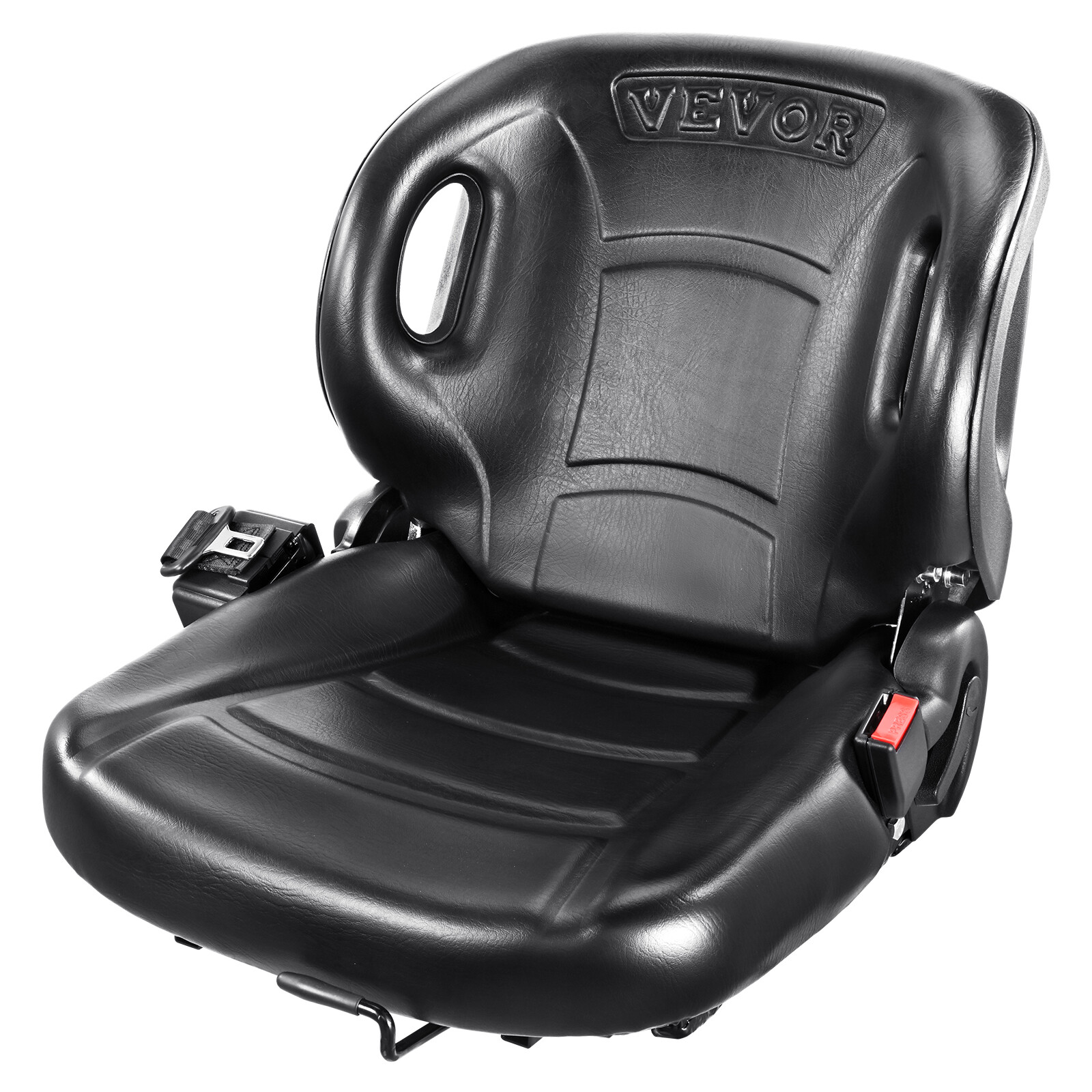 VEVOR Universal Tractor Seat Wrap-around Forklift Seat Adjustable Back Seatbelt