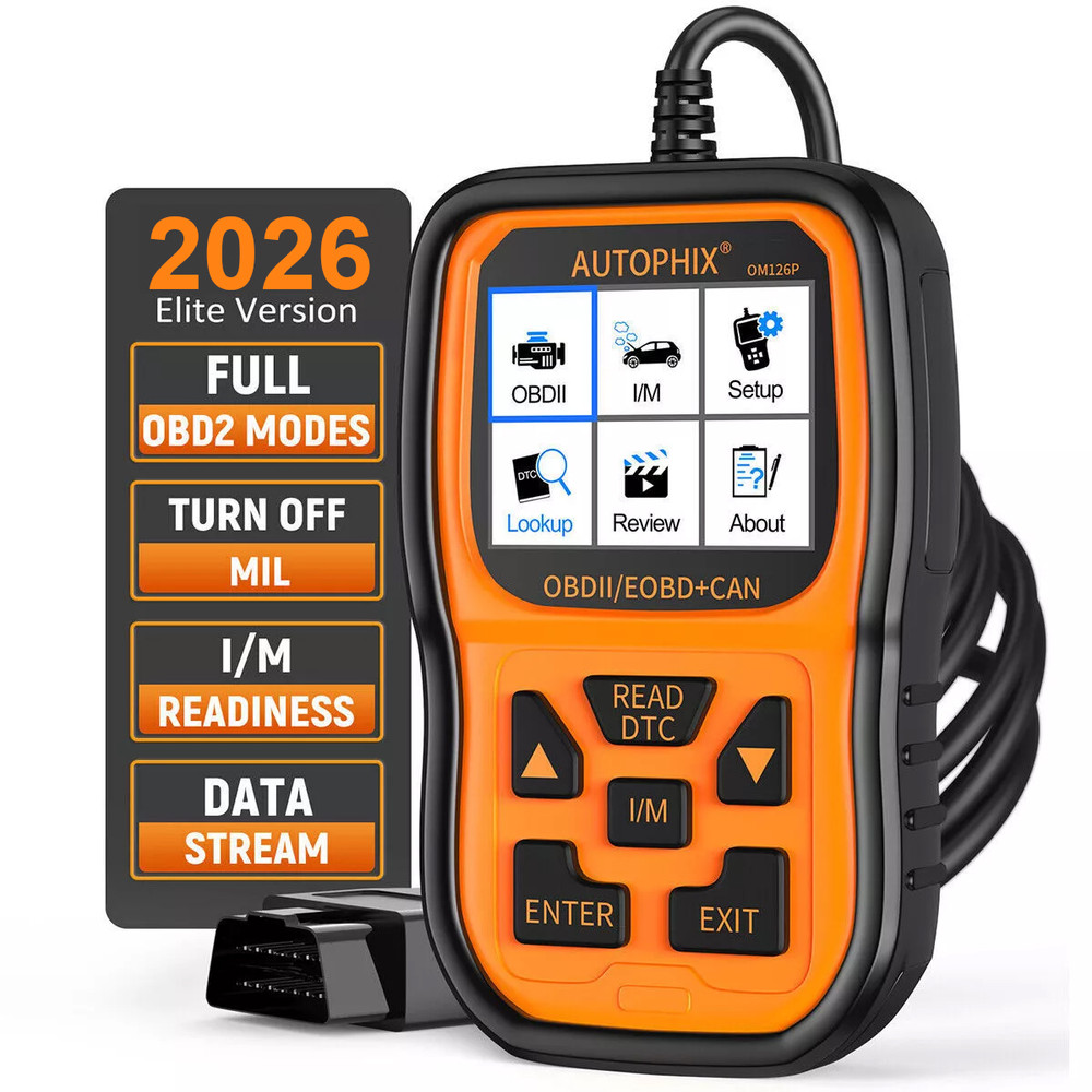 Autophix OM126P OBD2 Scanner Enhanced Vehicle Code Reader Auto Diagnostic Tool