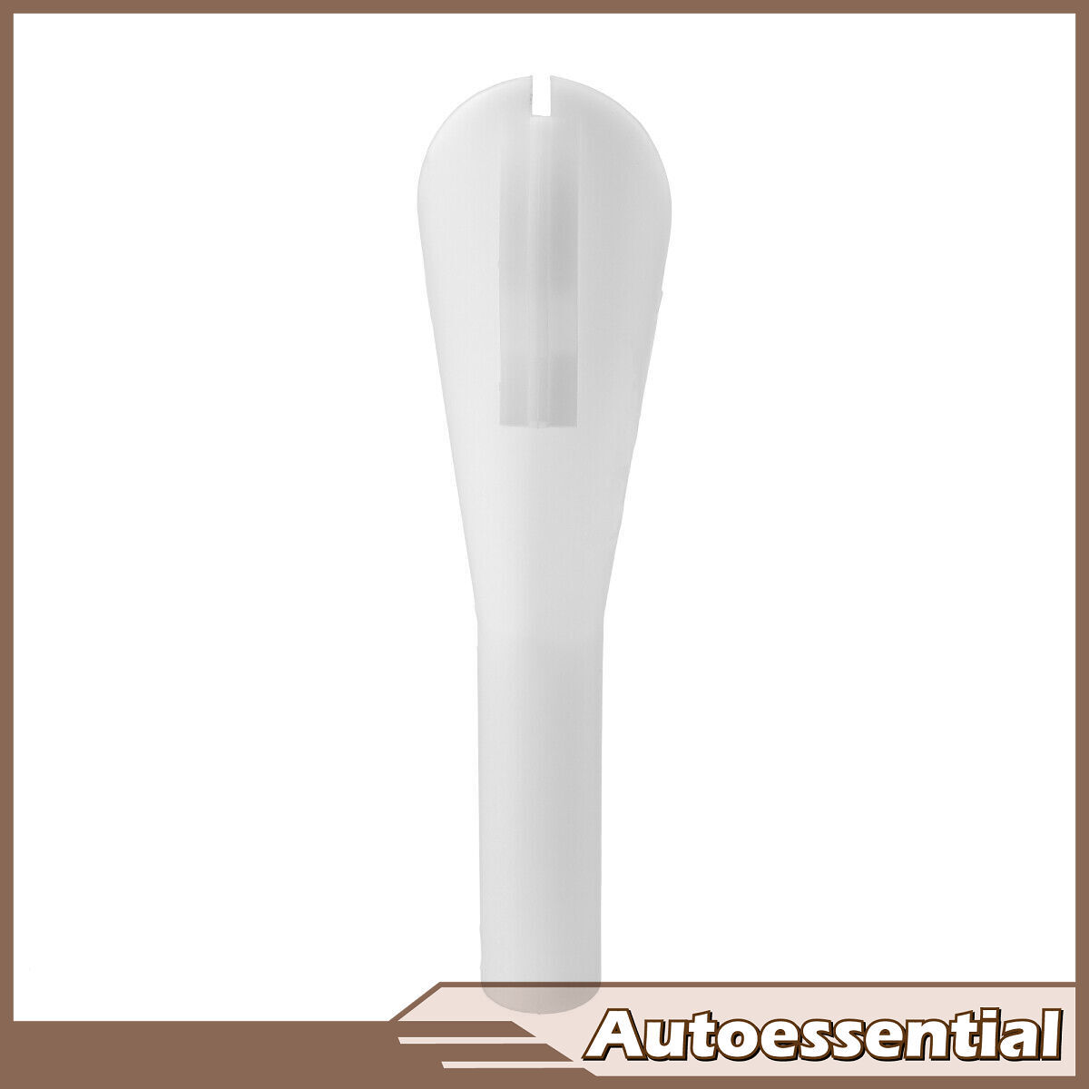 White Capless Fuel Funnel Gas Filler Spout For 09-20 Ford Lincoln 8U5Z-17B068-B