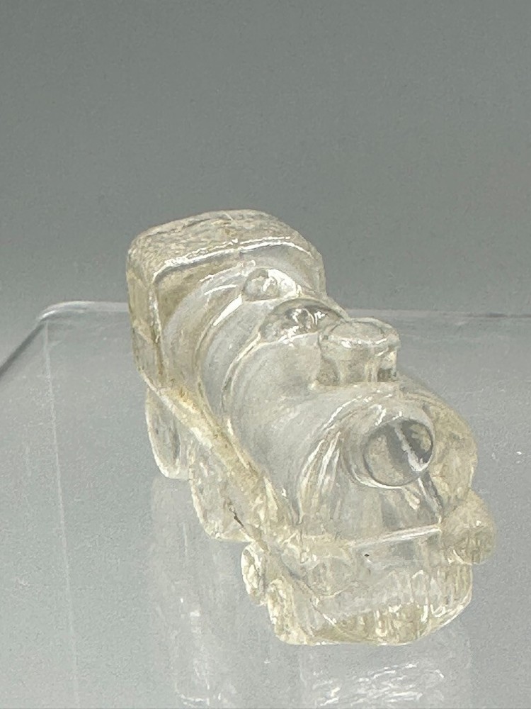 1940s TRAIN ENGINE Locomotive STOUGH Tiny One Glass CANDY CONTAINER E&A 475