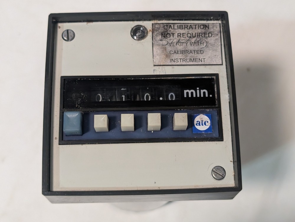ATC Automatic Timing & Controls 325A Manual Pushbutton Digital Timer 120V, 60Hz
