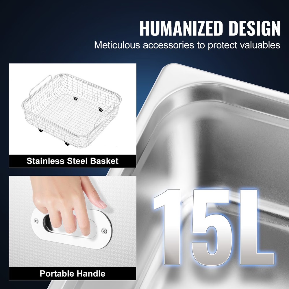 Digital Ultrasonic Cleaning Machine with Heater and Timer