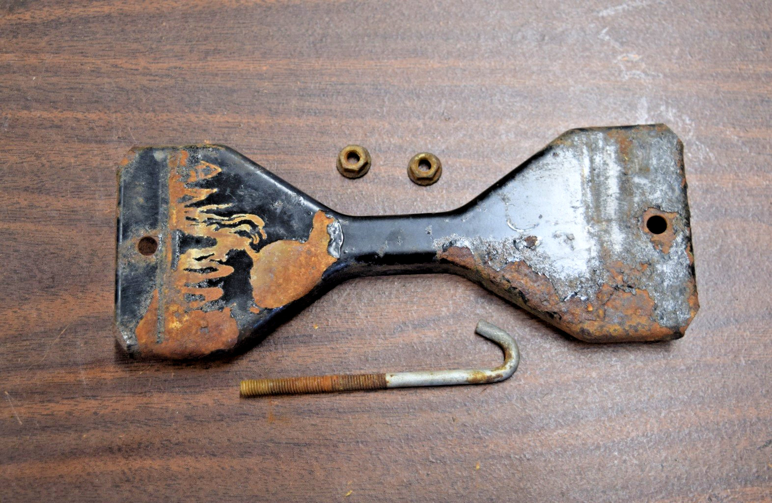 OEM Land Rover Discovery 2 Battery Hold Down Bracket Clamp w/ J Hook 1999 2004