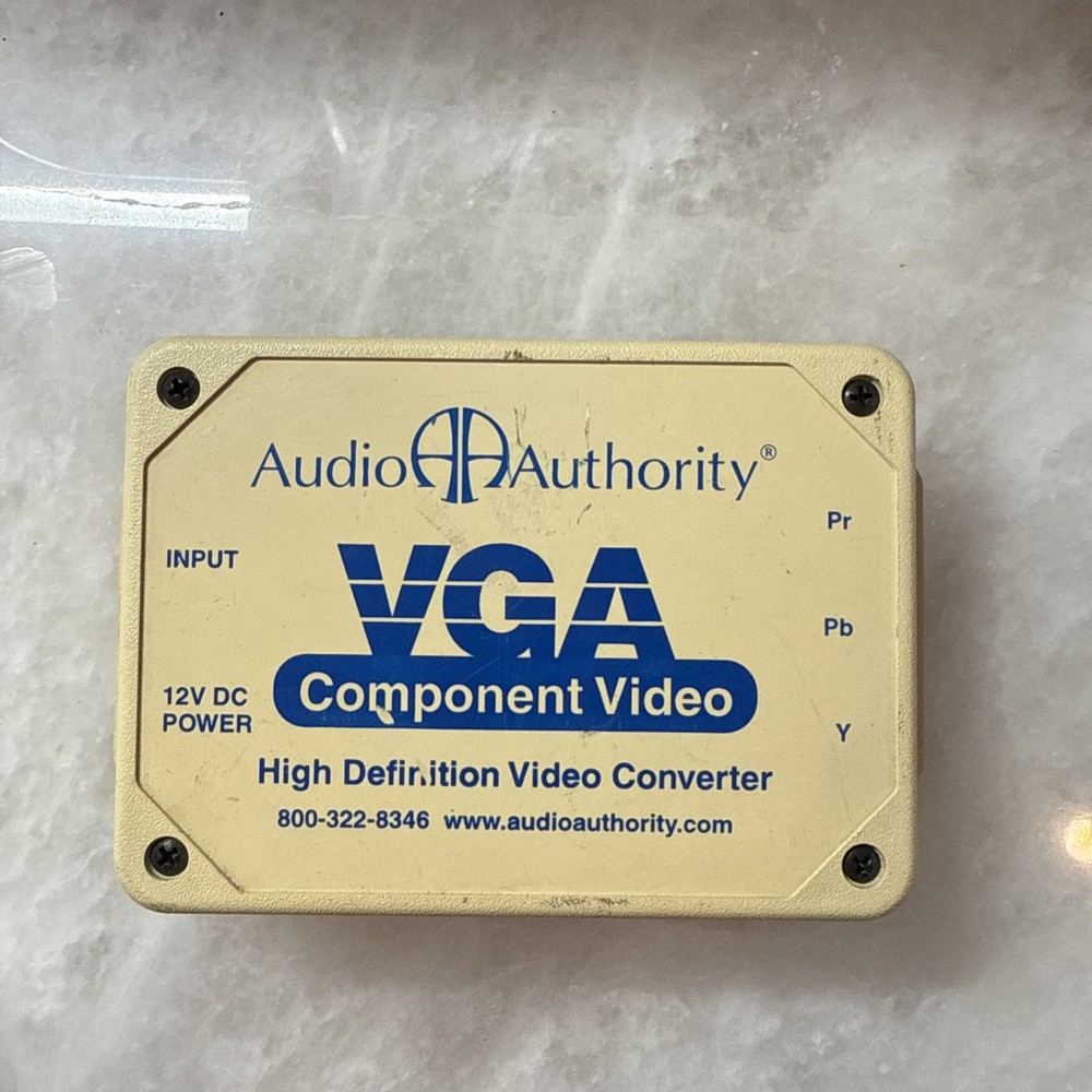Audio Authority VGA to component converter (Untested)