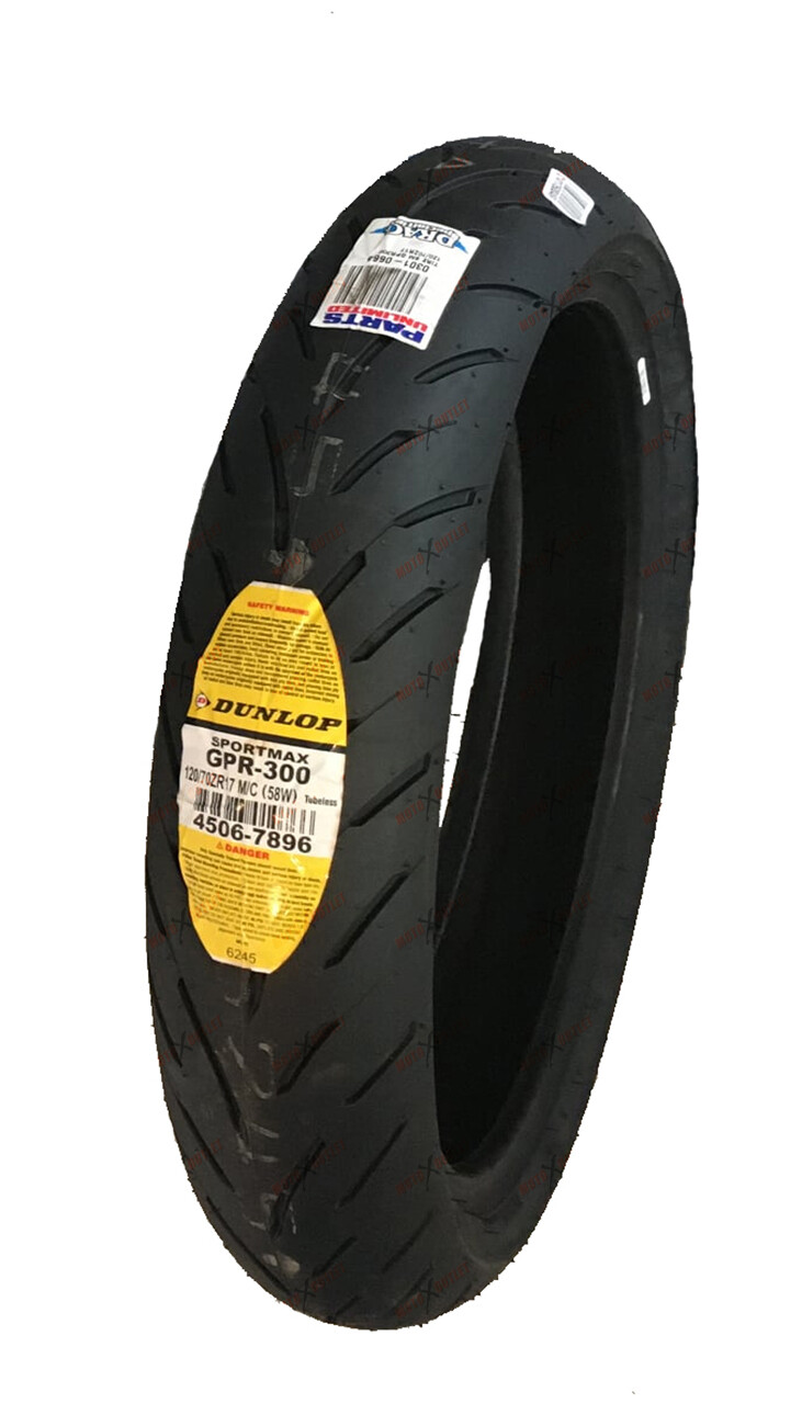 Dunlop Sportmax 120/70ZR17 GPR 300 120 70 17 Front Motorcycle tire 45067896