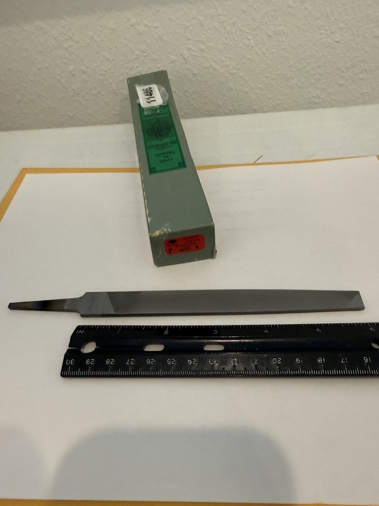 New Nicholson 6” Flat Smooth File, 03533N Double Cut, American Pattern