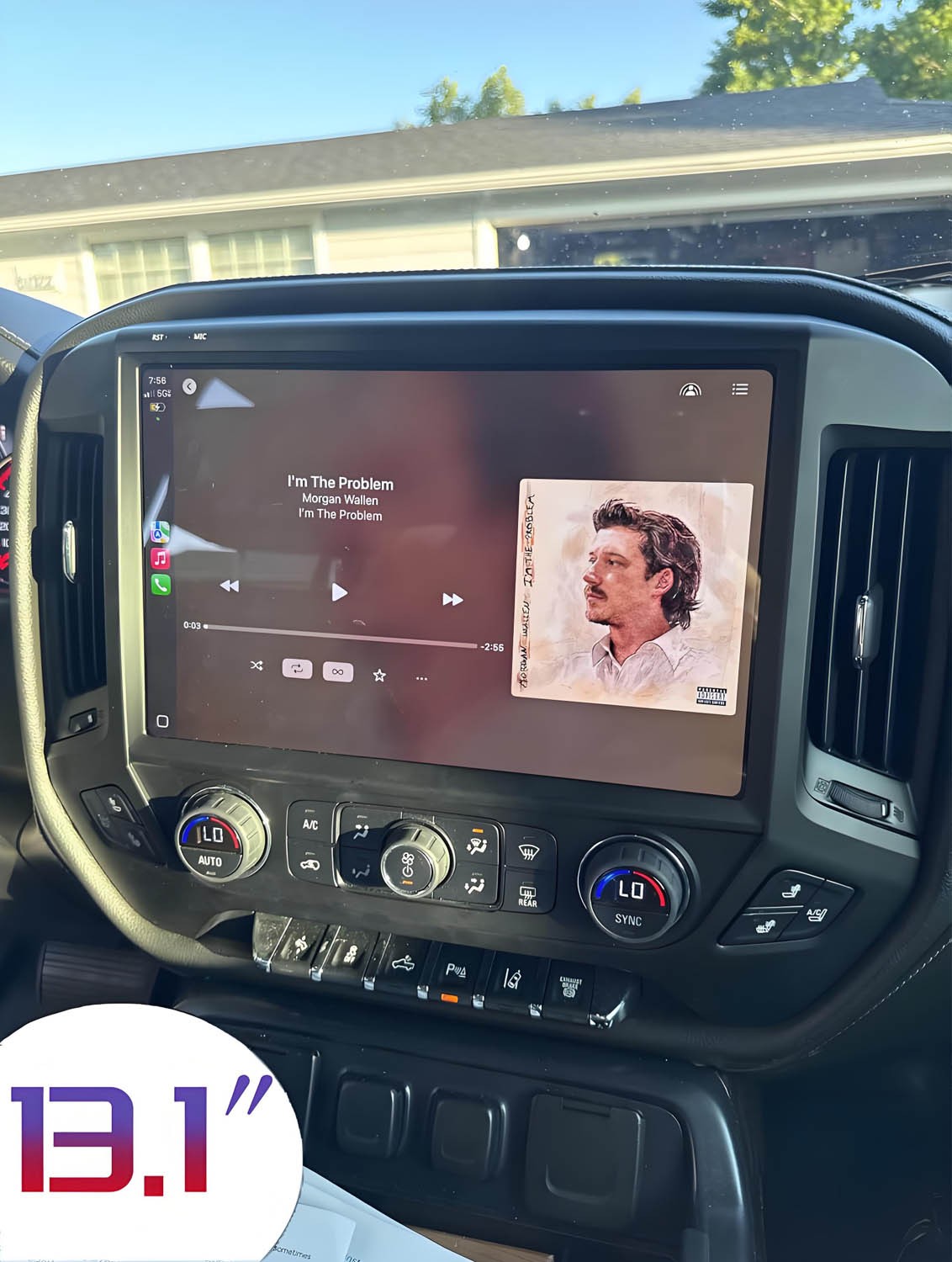 Carplay Car Stereo Radio For 2014 2015 2016 2017 2018 Chevy Silverado GMC Sierra