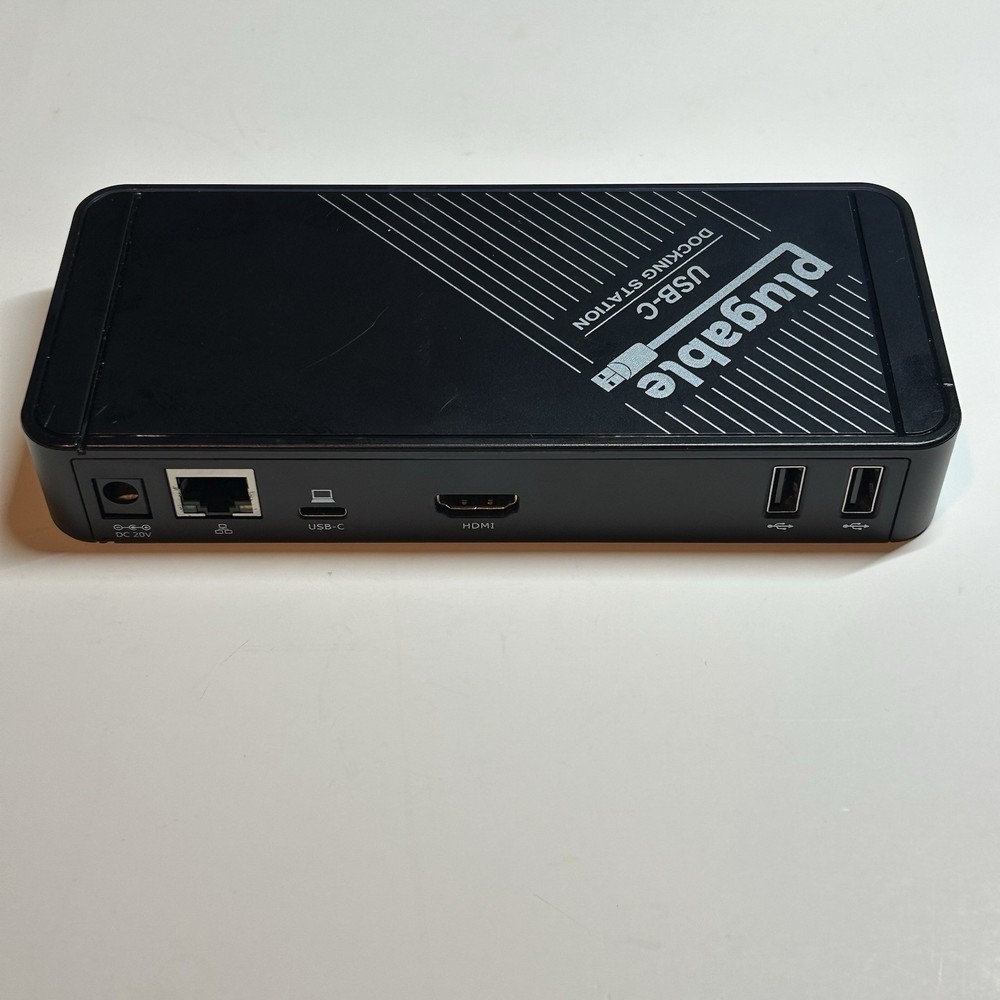 Pluggable USB C Docking Station With PD (No Power Supply)