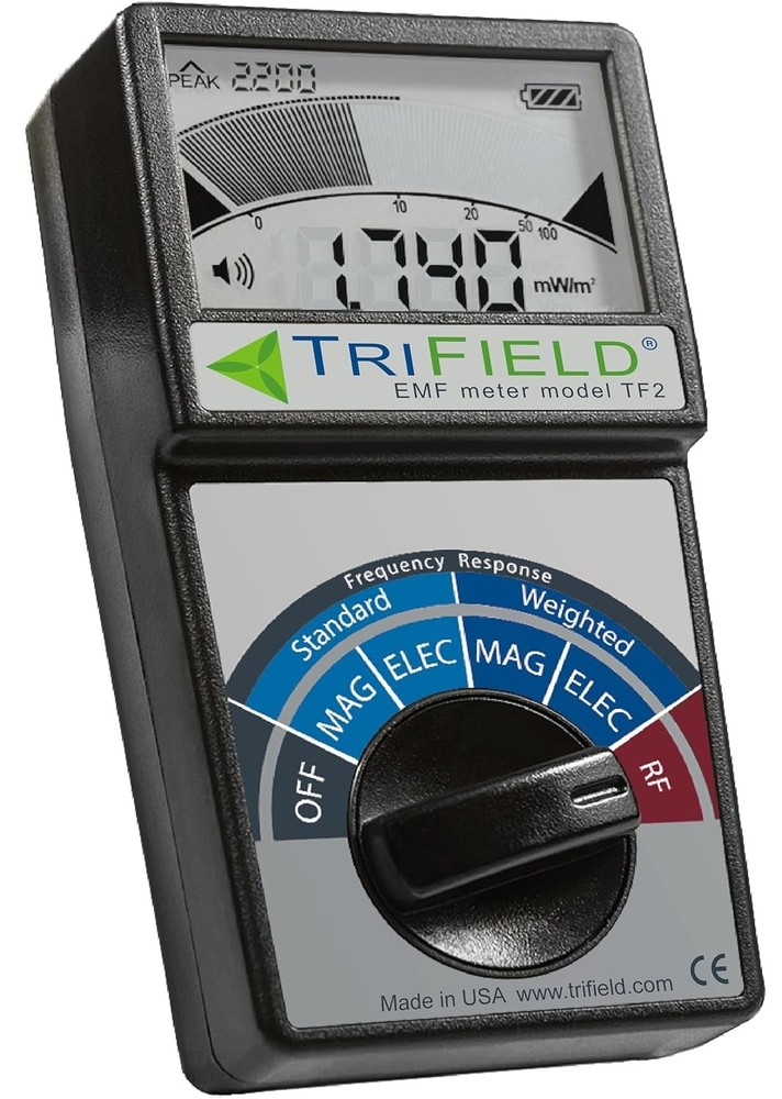 Lightweight EMF Meter for Comprehensive Electromagnetic Detection - USA Made