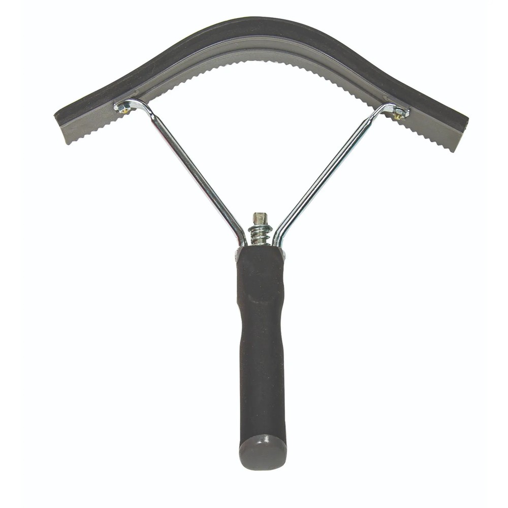 Professionals Choice Soft Touch Half Moon Scraper - Serrated Blade and Rubber