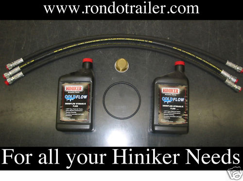 Hiniker Snow Plow Hoses Fluid O Ring Filter Kit