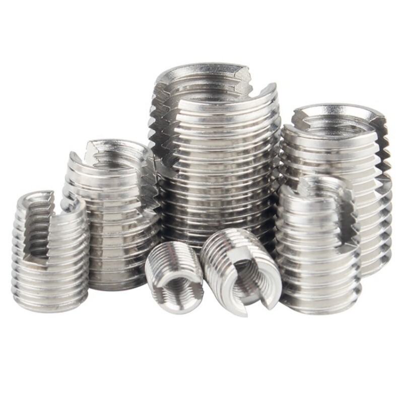 M2-M20 Slotted Self Tapping Threaded Inserts External and Internal Thread