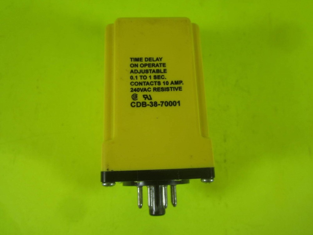 Potter & Brumfield Time Delay Relay -- CDB-38-70001 -- Used