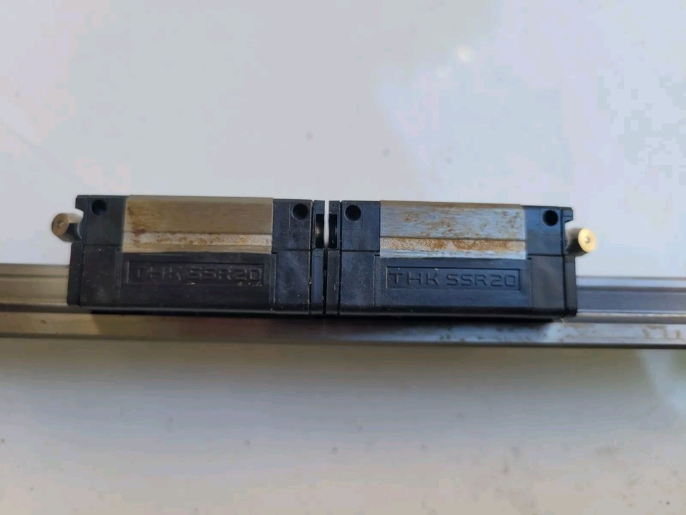 THK SHS20 20” Linear Guide Rail 2-Block Unit (Used)