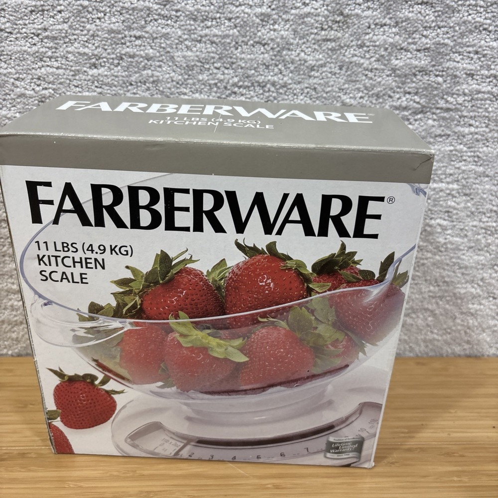 Farberware 11 Lb Kitchen Scale New In Box Removable Bolt