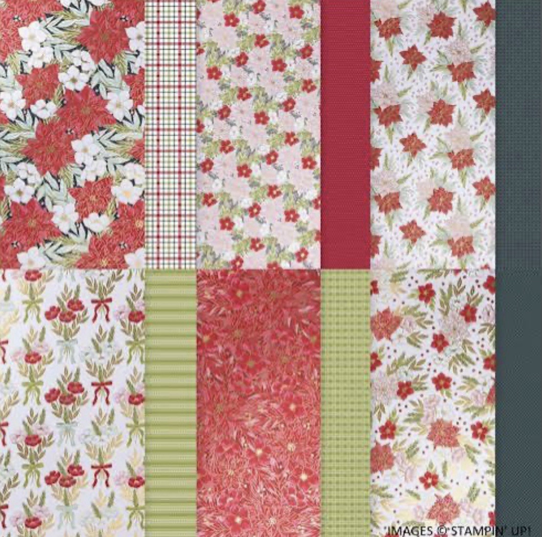 TRADITIONS OF CHRISTMAS Spec Designer Series Paper DSP Stampin Up 12x12 2602