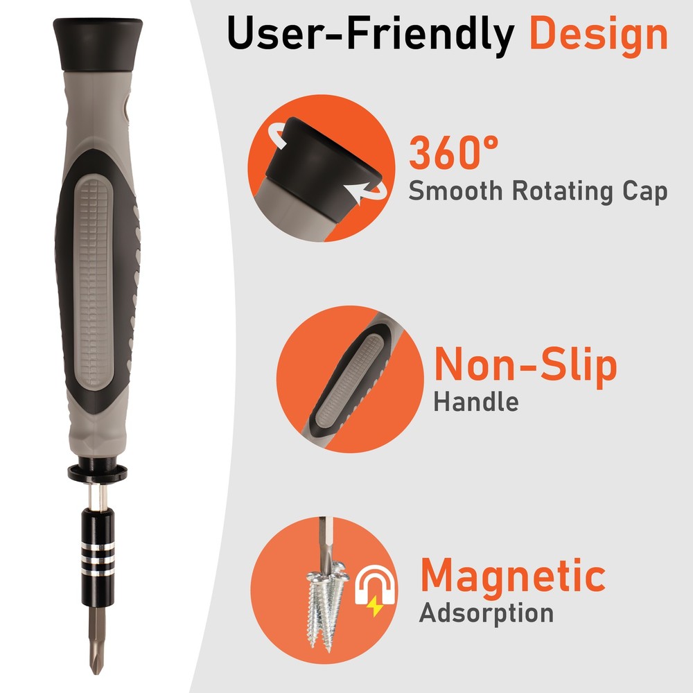 ANXTECH Precision Screwdriver Tool Set Magnetic Repair Tool Kit DIY Gift