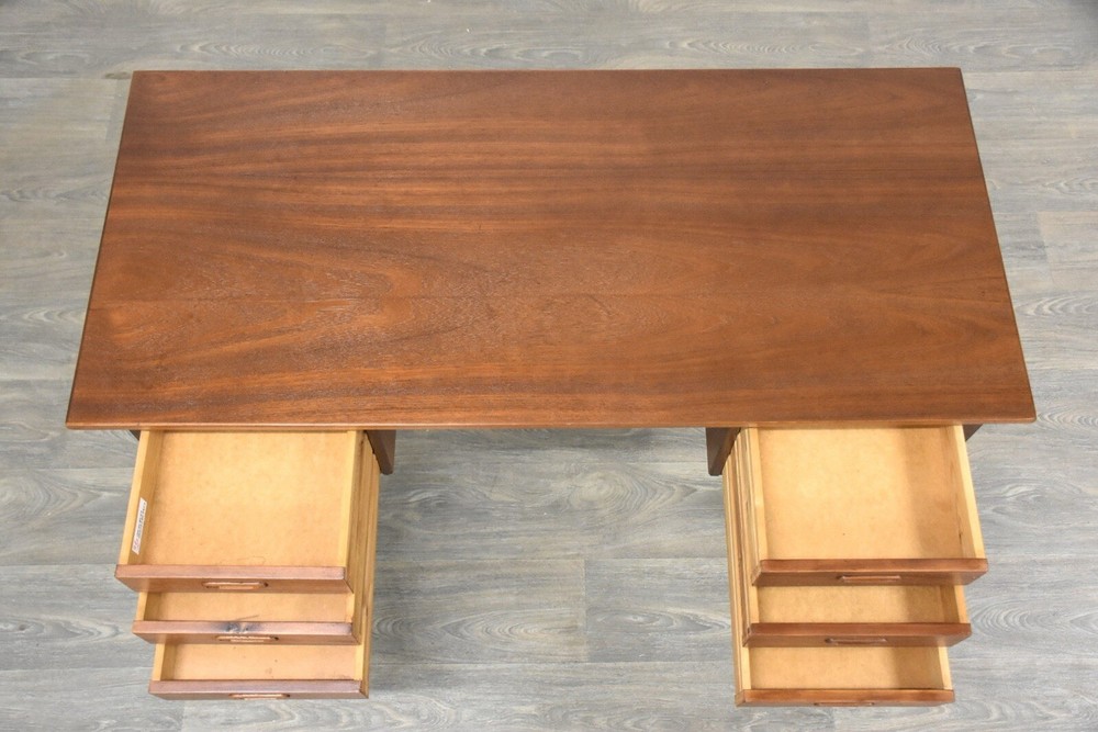 Refinished Danish Modern Teak Desk