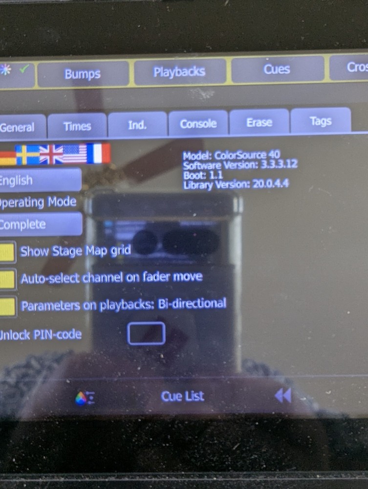 ETC COLORSOURCE 40 DMX 80 Fixture Light Control Console with Multi-Touch Display