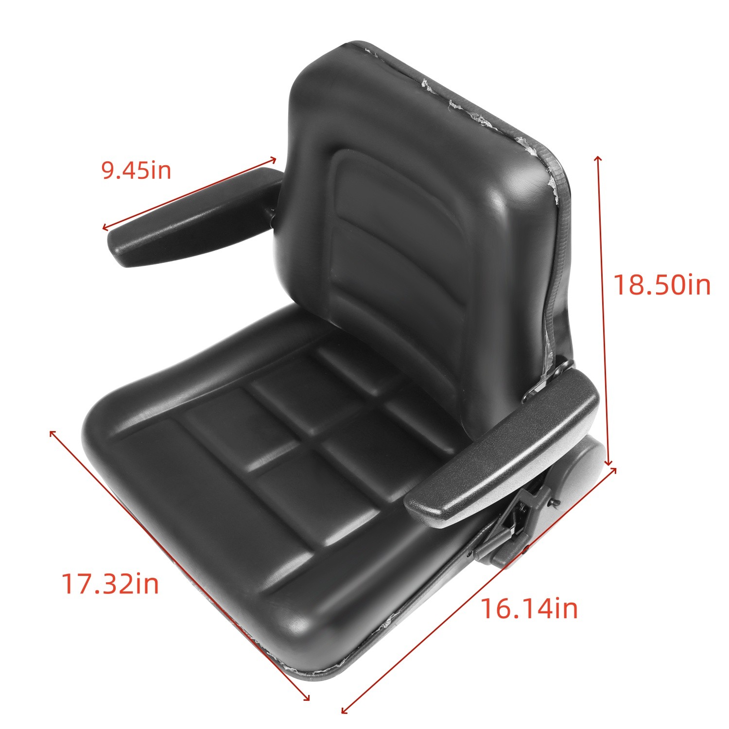 New Universal Tractor Seat Folding & Adjustable Forklift Seat