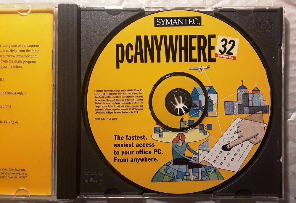 Symantec pcAnywhere Version 8.0 Full Version w/ License