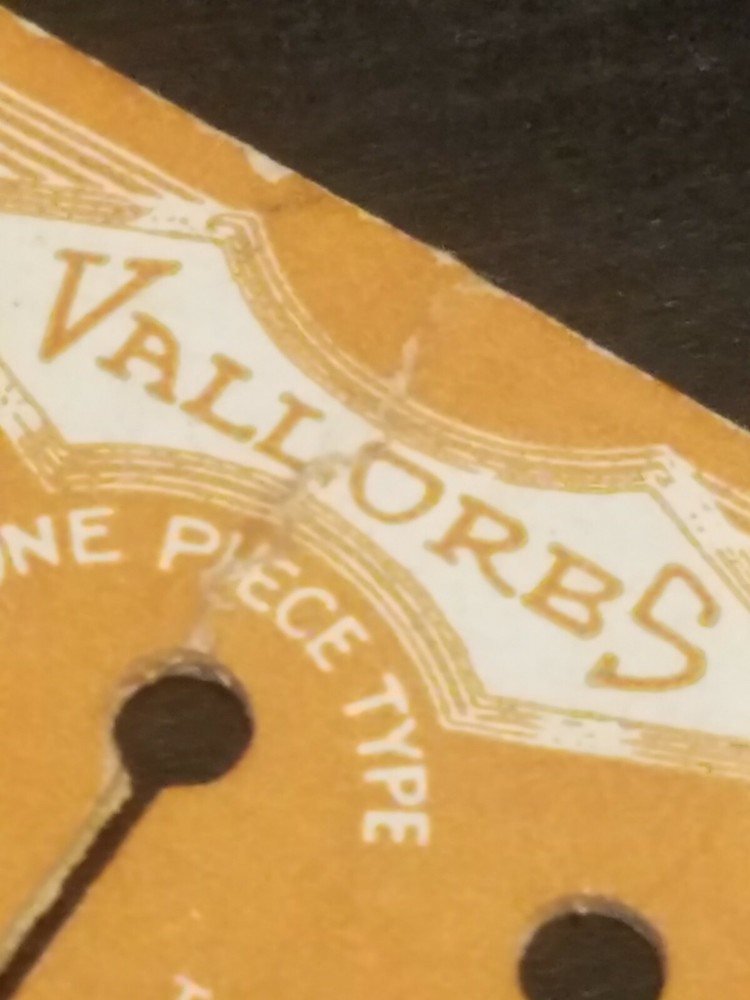 gramophone phonograph needle packet card empty vallorbs
