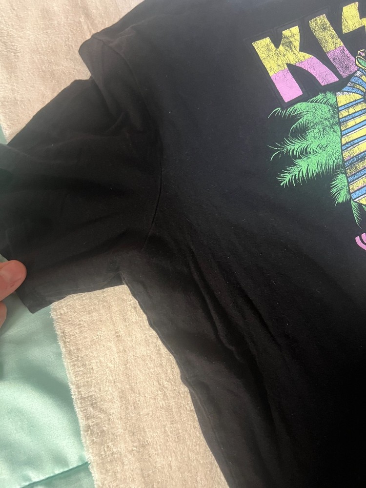 Vintage 1990's KISS Hot In The Shade Tour Black T-Shirt Men's / Women's L / XL