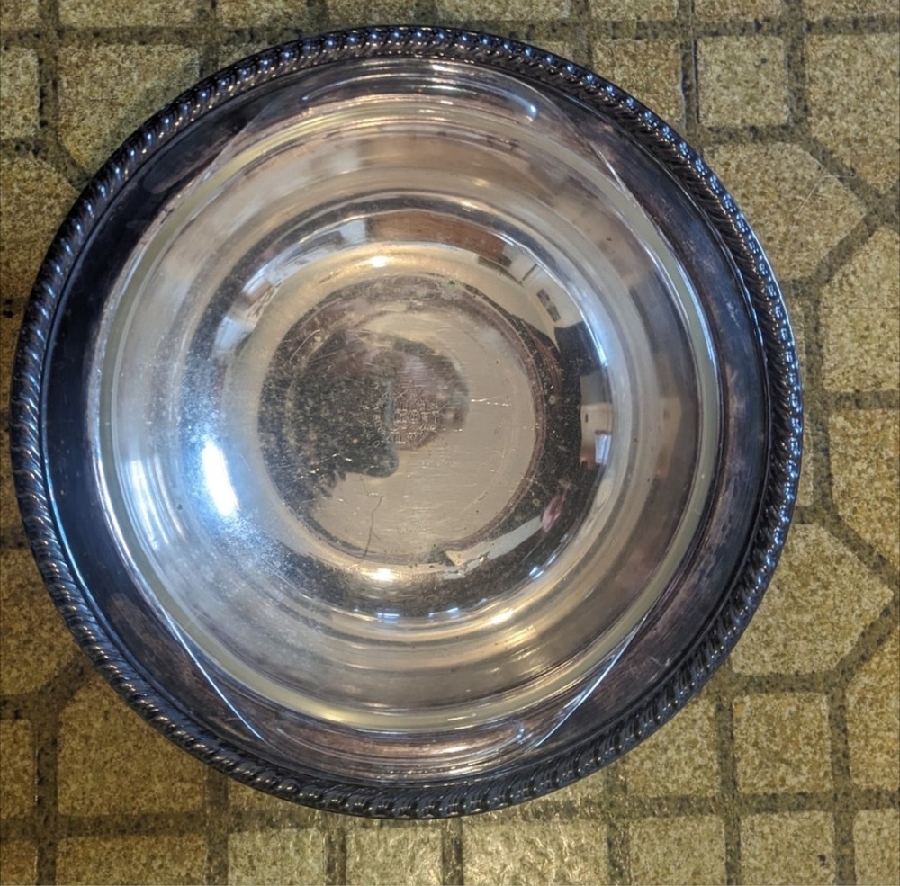 Silver Plate Covered Dish