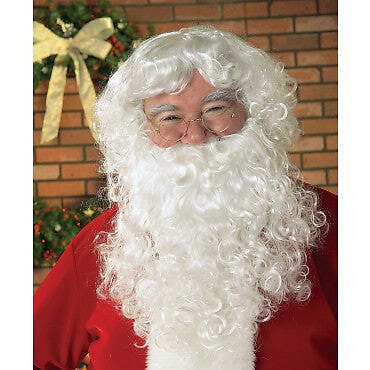 Santa Beard and Wig Set