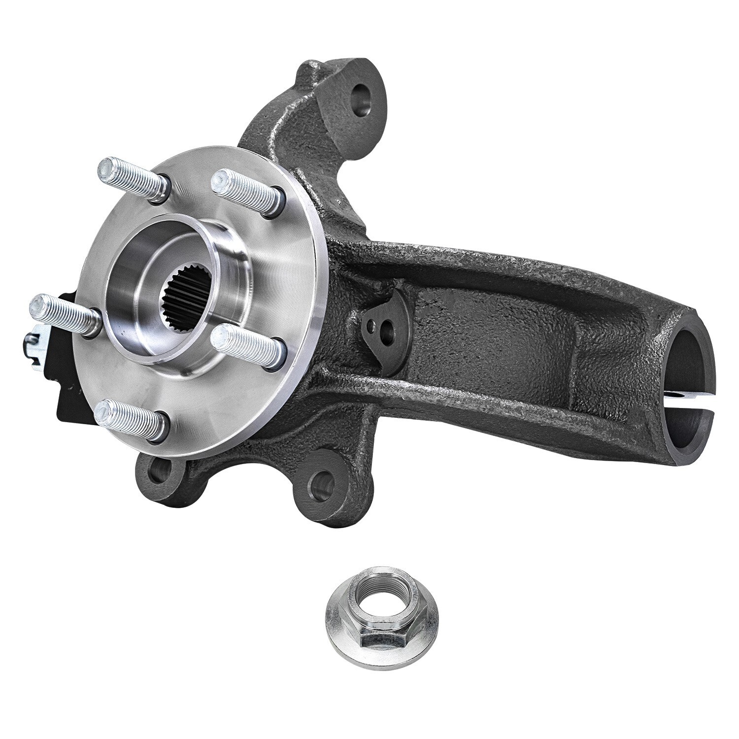 Front Steering Knuckles Wheel Hub Bearings for 2010 - 2013 Ford Transit Connect