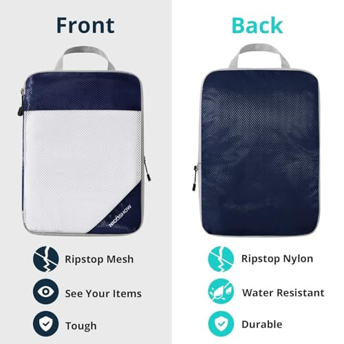 3 Set Compression Packing Cubes, Packing Cubes for Travel Compression,