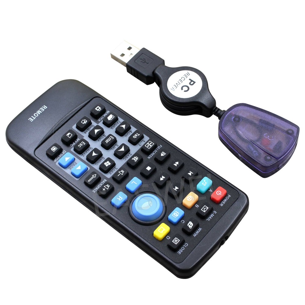 Wireless IR Remote Control Controller Receiver For Laptop Computer