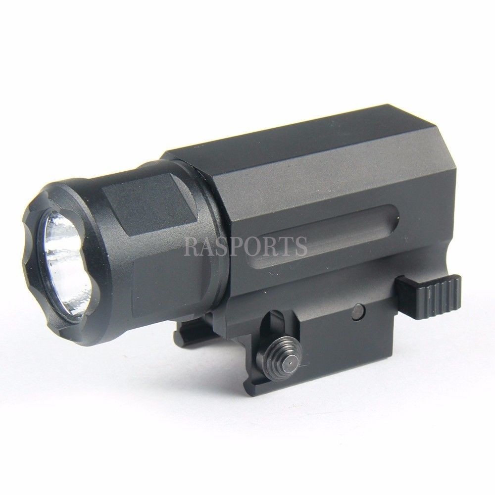 300 Lumen Quick Detach Compact Flashlight On/Off Switch With Battery
