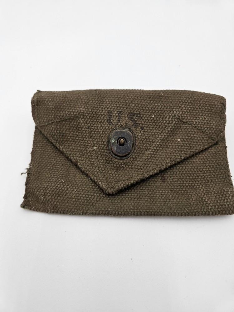 ORIGINAL WWII US ARMY M1942 FIRST AID CARRY BELT POUCH-Od