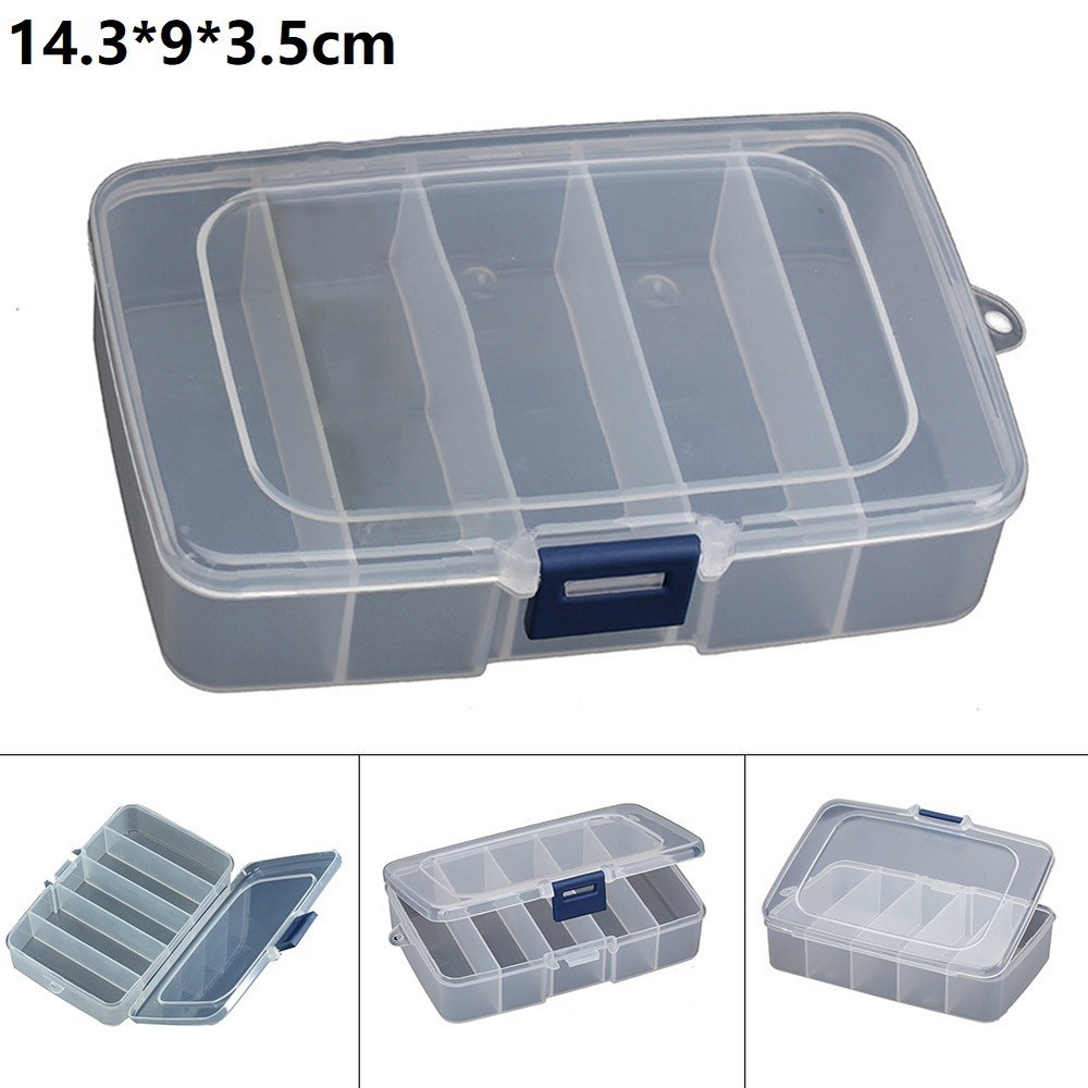 Tool Screws Box Case Box Craft Organizer IC Storage PP Tool Screws Translucent