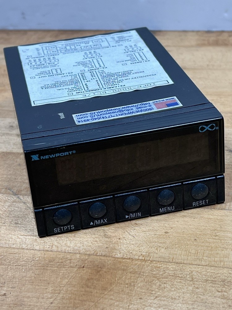 Newport Infinity INFP-0000-DC1/E Panel Process Meter - Made in USA