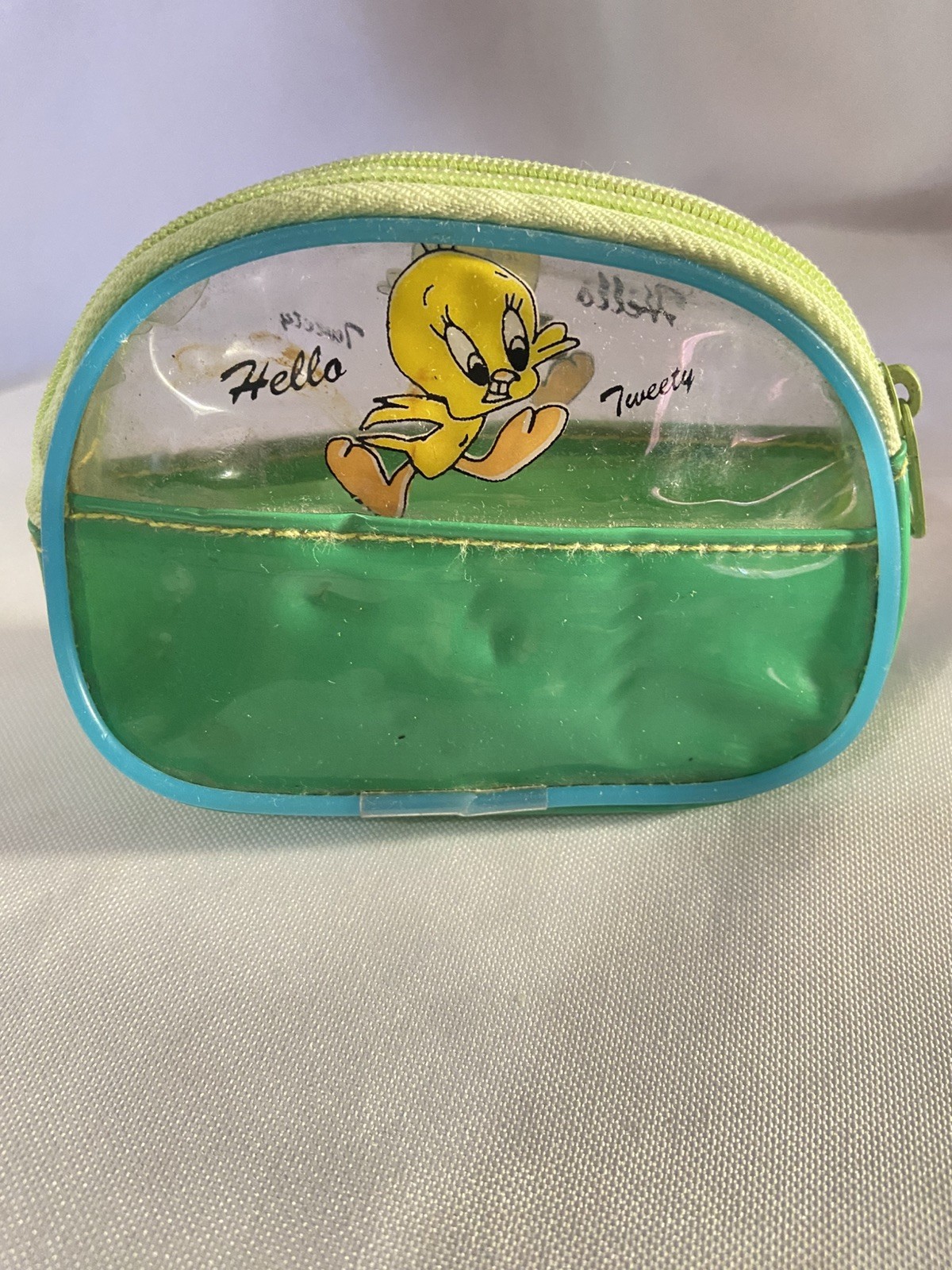 Vintage 1990’s Tweety Bird Plastic Zipper Coin Purse