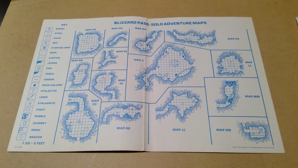 Dungeons & Dragons Module M1 Blizzard Pass 9067