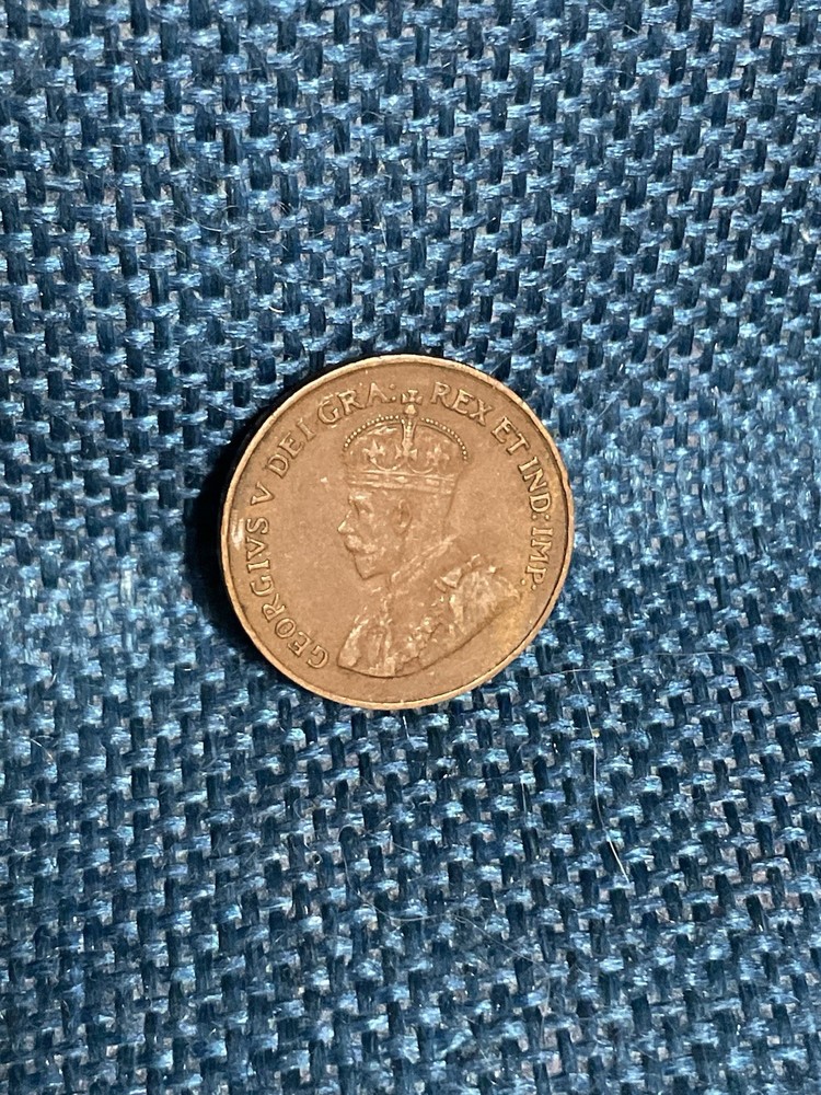 1920 CANADA ONE 1 CENT COIN VF